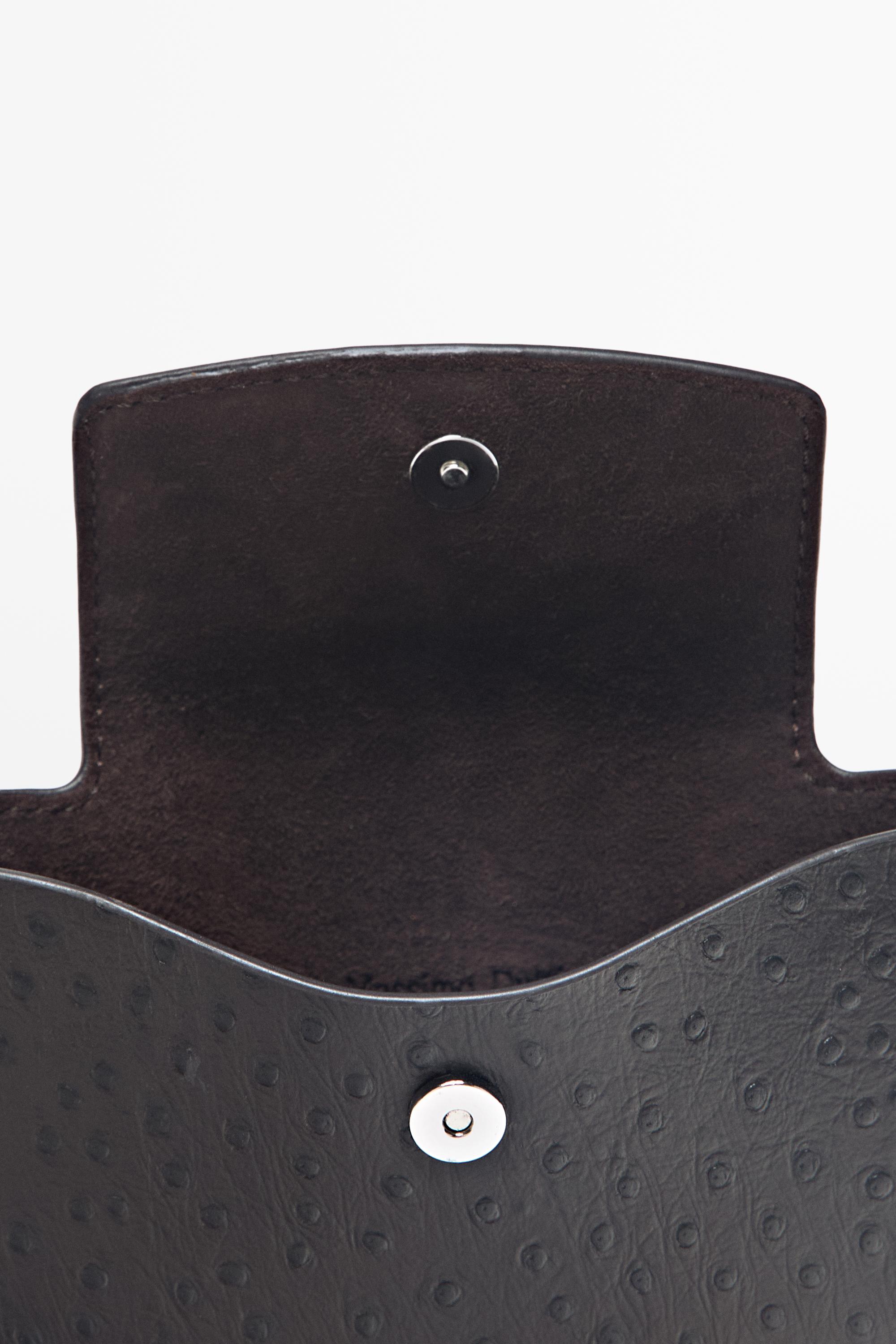 Textured nappa leather glasses case